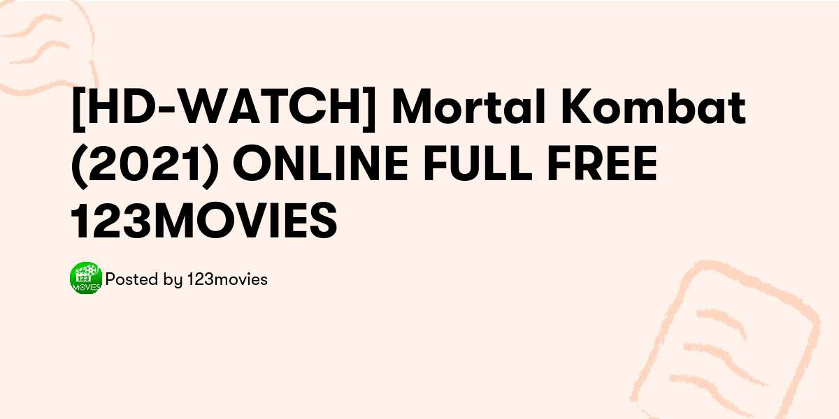 Hd Watch Mortal Kombat 2021 Online Full Free 123movies 123movies