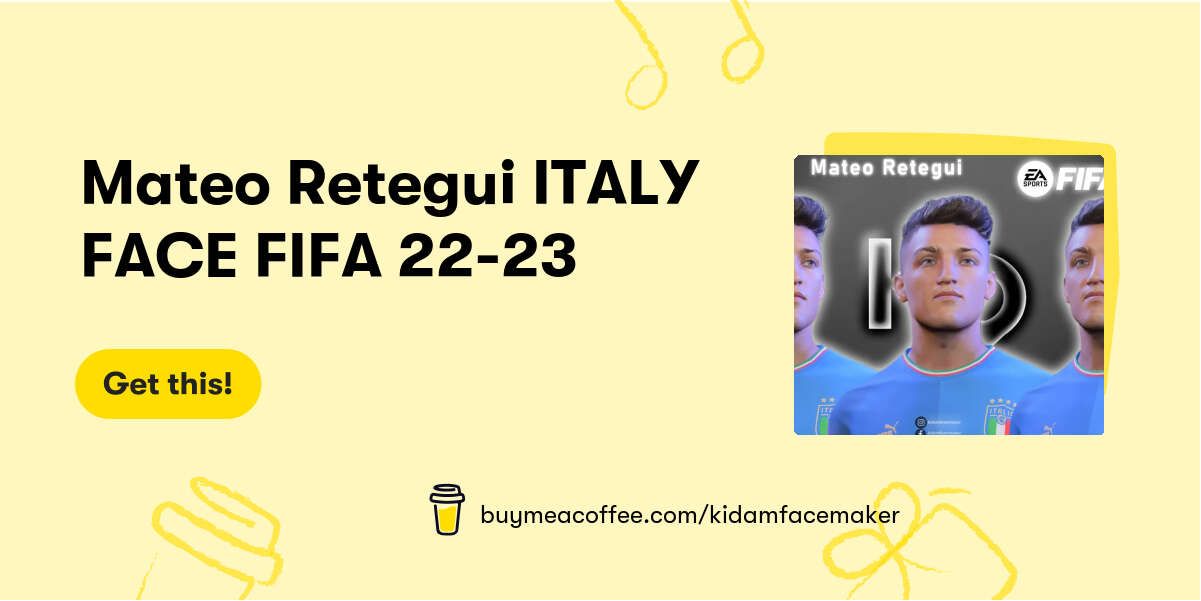 Mateo Retegui Italy Face Fifa 22 23