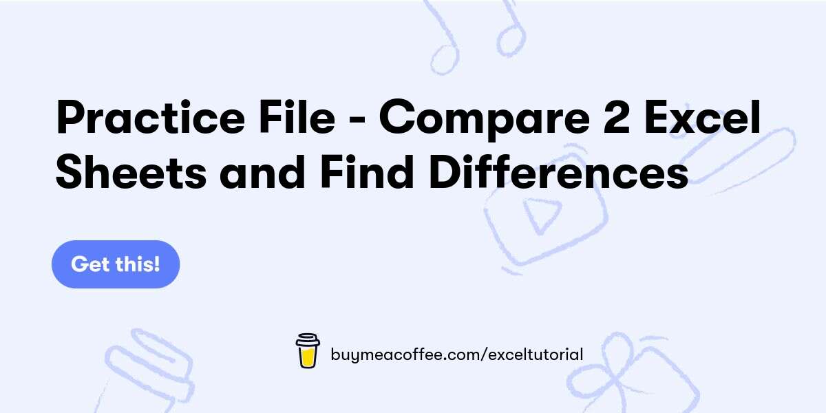 Compare 2 Excel Sheets And Find Differences