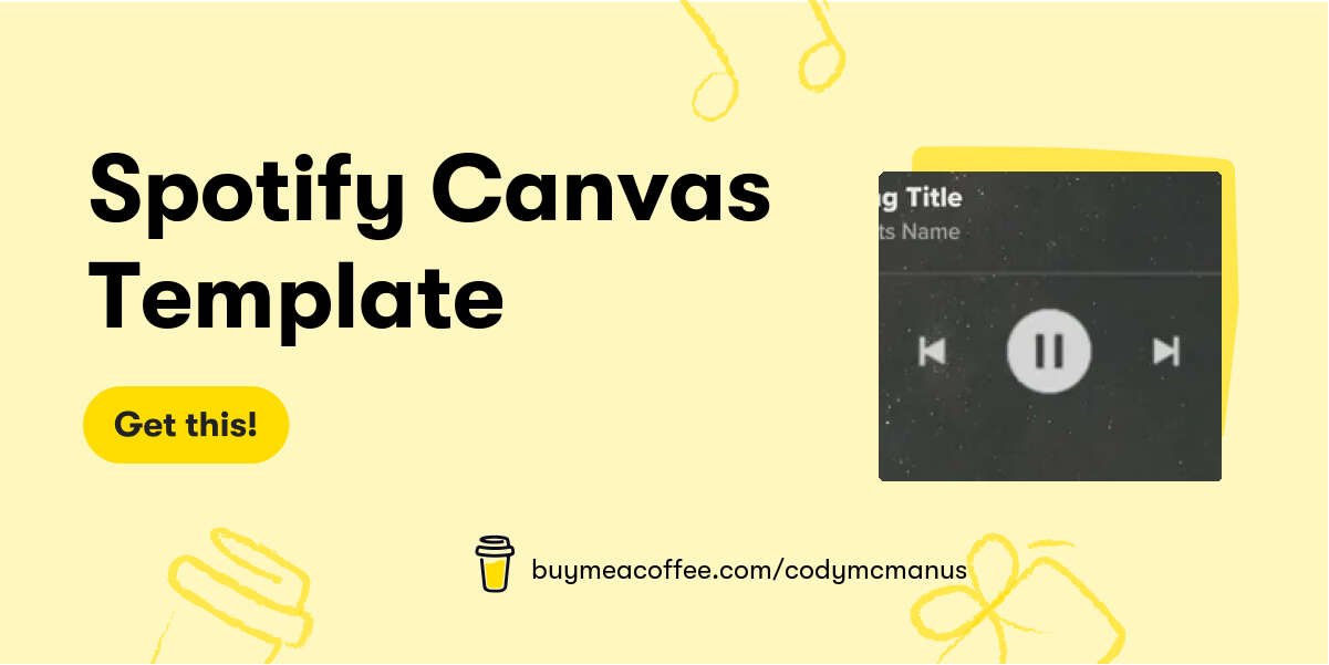 spotify-canvas-template-buymeacoffee
