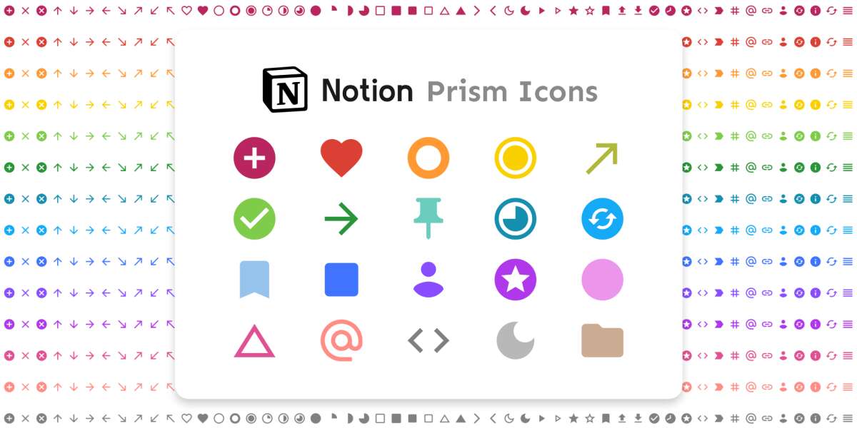 Notion Prism Icons🎉 — Vyshnav Gangadharan