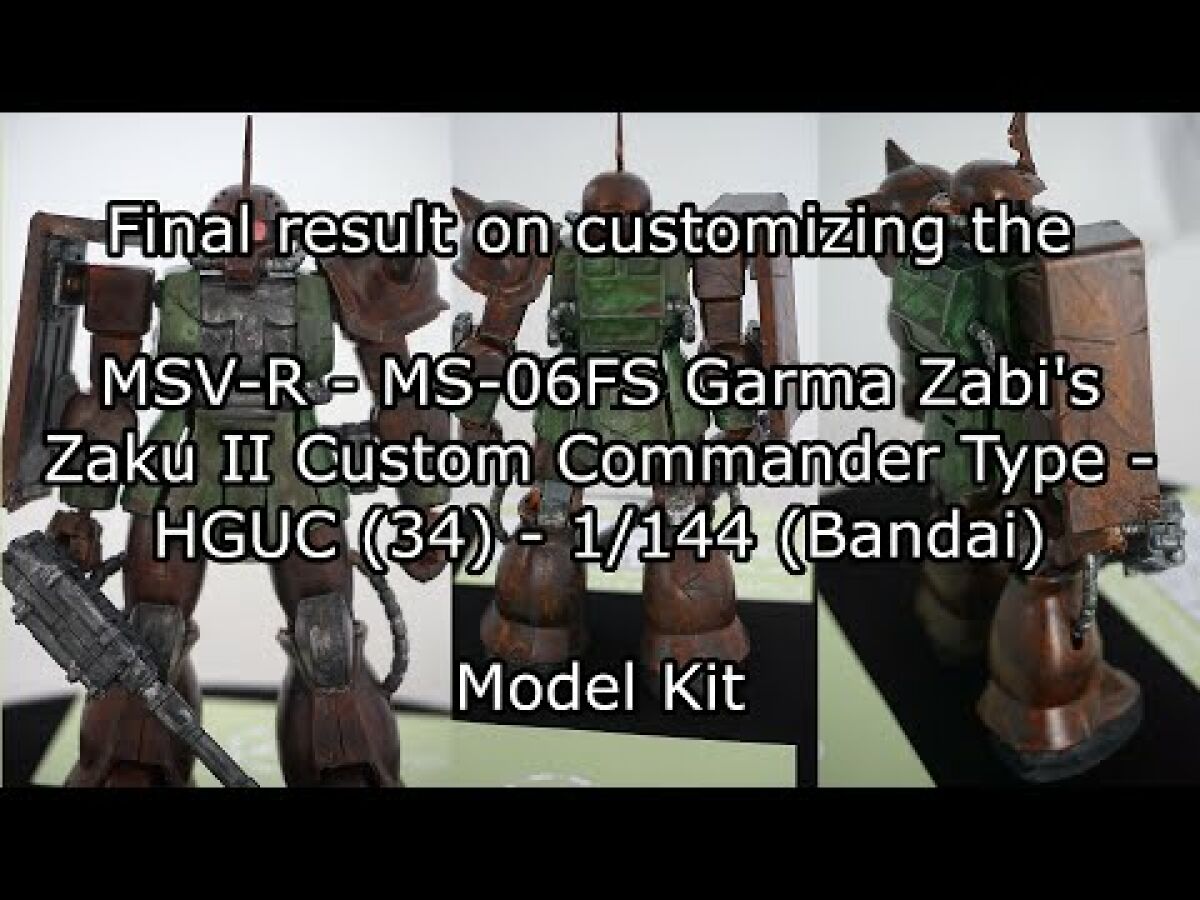 Crafts Maakie is creating Garage Kits, Model Kits, figure customization