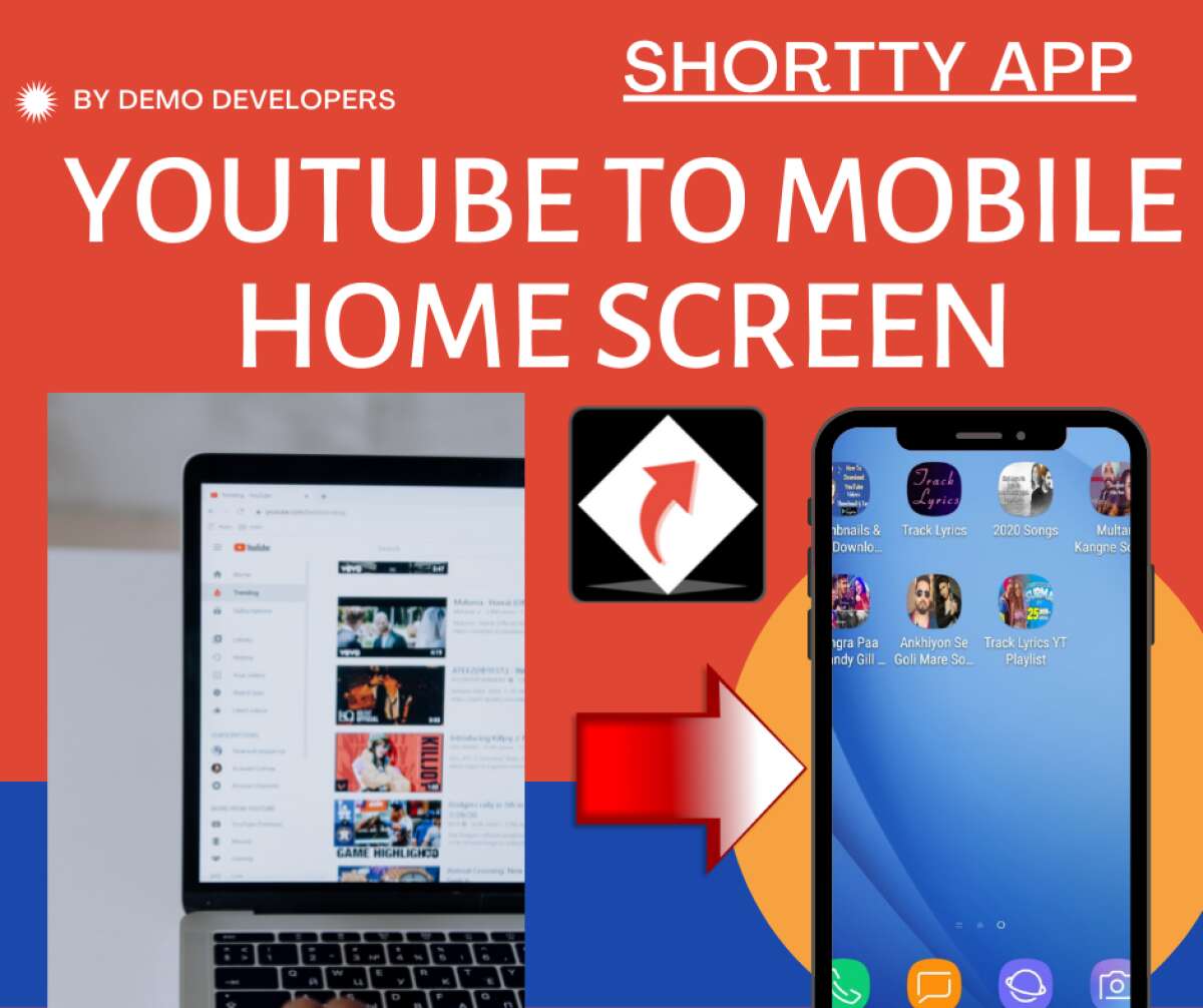 Make shortcut of the YouTube Video easily - Shortty App — Demo Developers