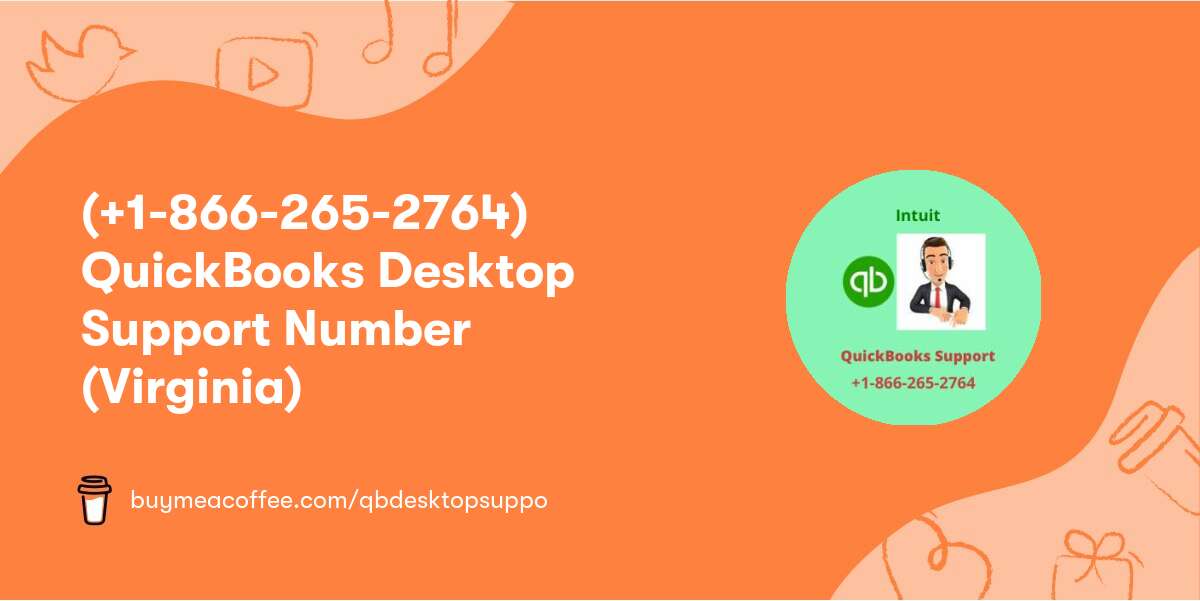 (+1-866-265-2764) QuickBooks Desktop Support Number (Virginia)